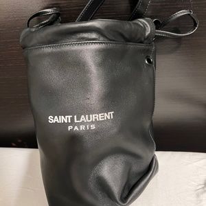 YSL teddy bucket purse